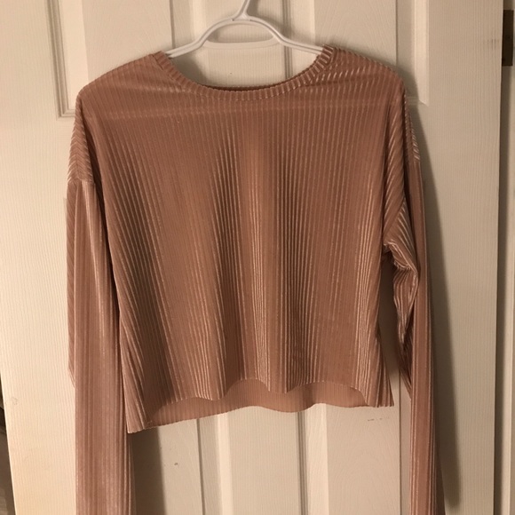 PINK VELVETY TOP - Picture 2 of 4